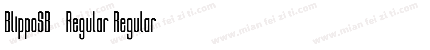 BlippoSB-Regular Regular字体转换